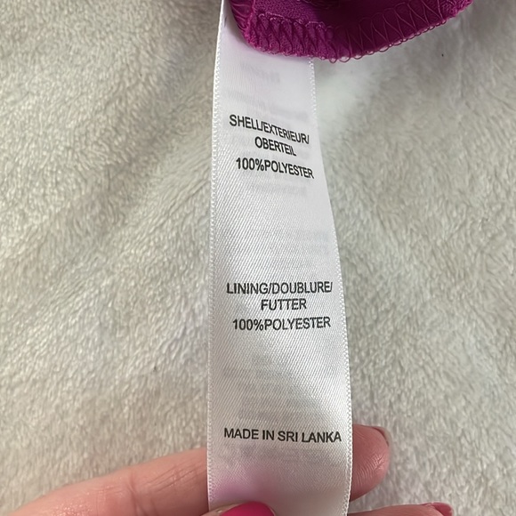 Hailey Logan by Adriana Papel size 9/10 Grecian fuchsia dress - Picture 7 of 7